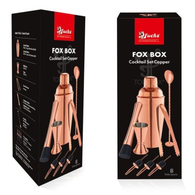 Set para bar de 8 piezas de cobre